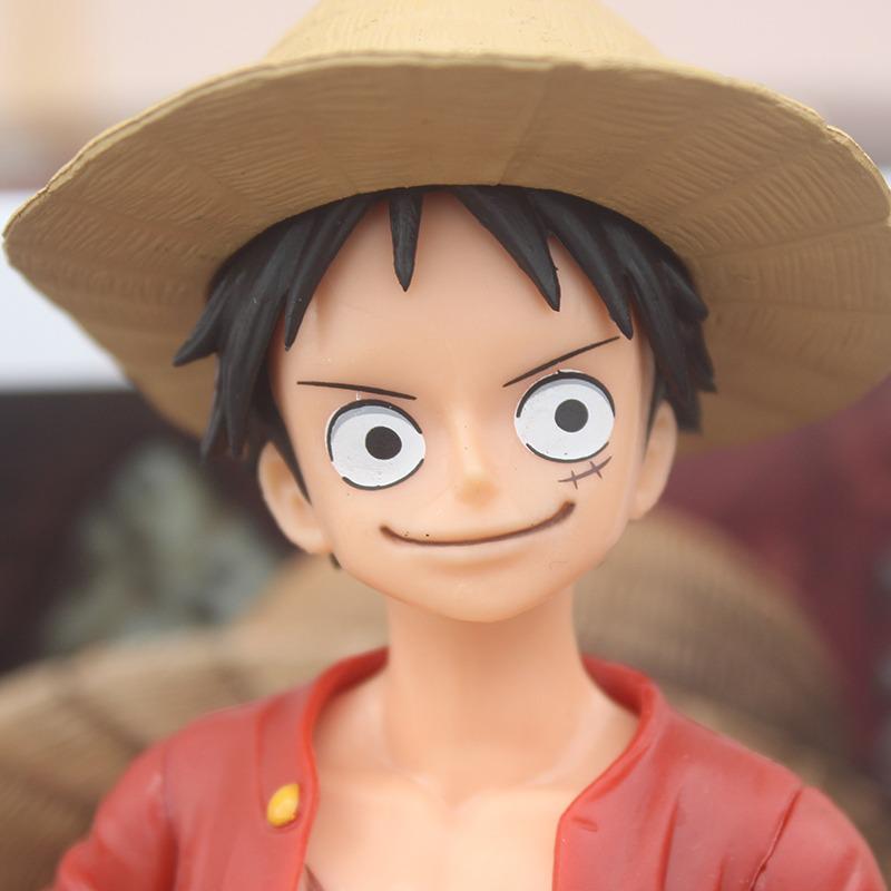 Action Figure Luffy - One Piece | + 2º Rosto de Brinde 27cm