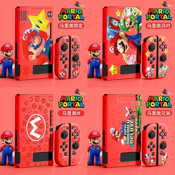 Capa Protetora de Silicone Super Mario e Pikachu