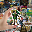 Lote com 50Un de Adesivos Zelda Sticks 100% Impermeável