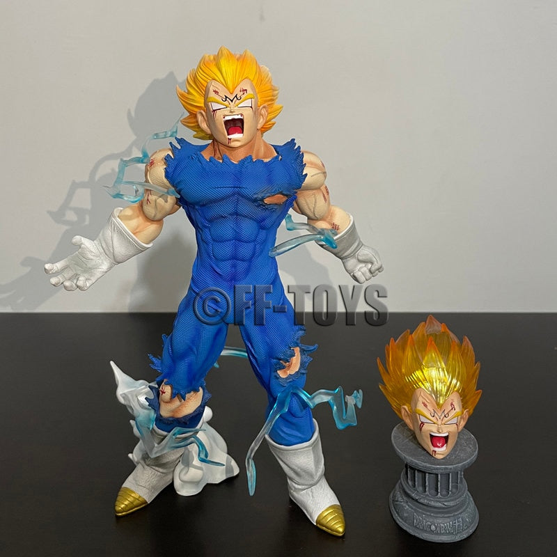 Action Figure Vegeta Transformação + Brinde Cabeça de Led