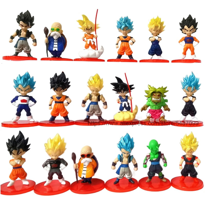 Lote de Miniaturas Dragon Ball - Linha WCF