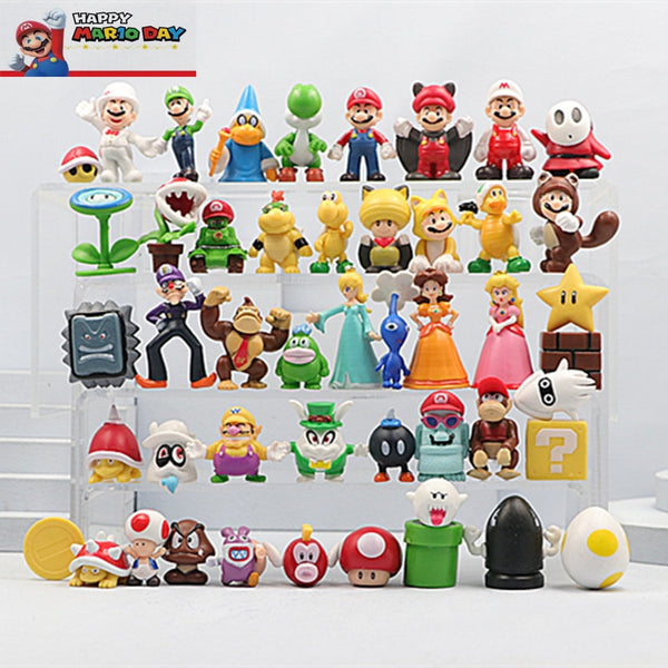 Lote Miniaturas Personagens Super Mario