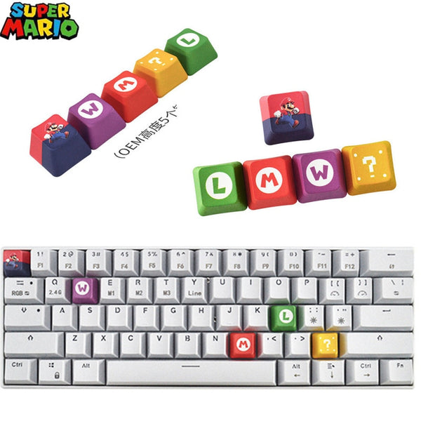 Teclas Super Mario para Teclado Mecânico