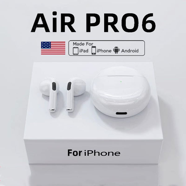Fone de Ouvido Air Pro 6 Wireless Bluetooth 5.2