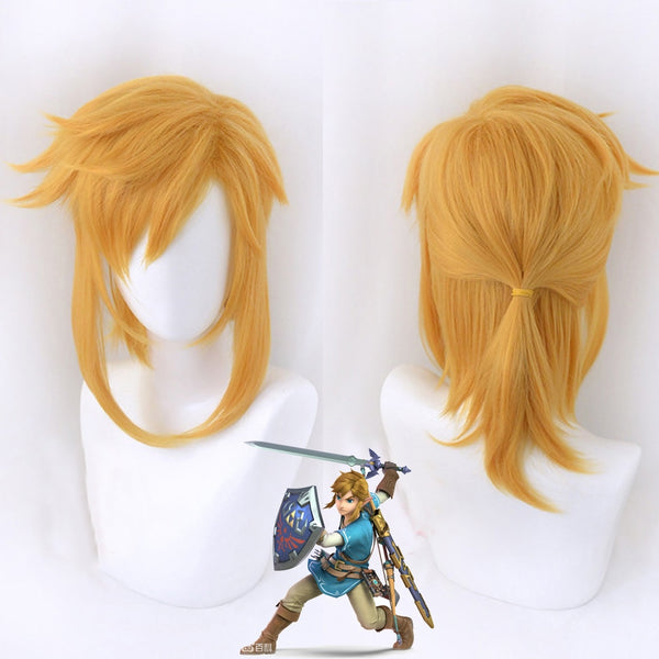 Peruca de Link para Cosplay  Versão Zelda: Breath of The Wild