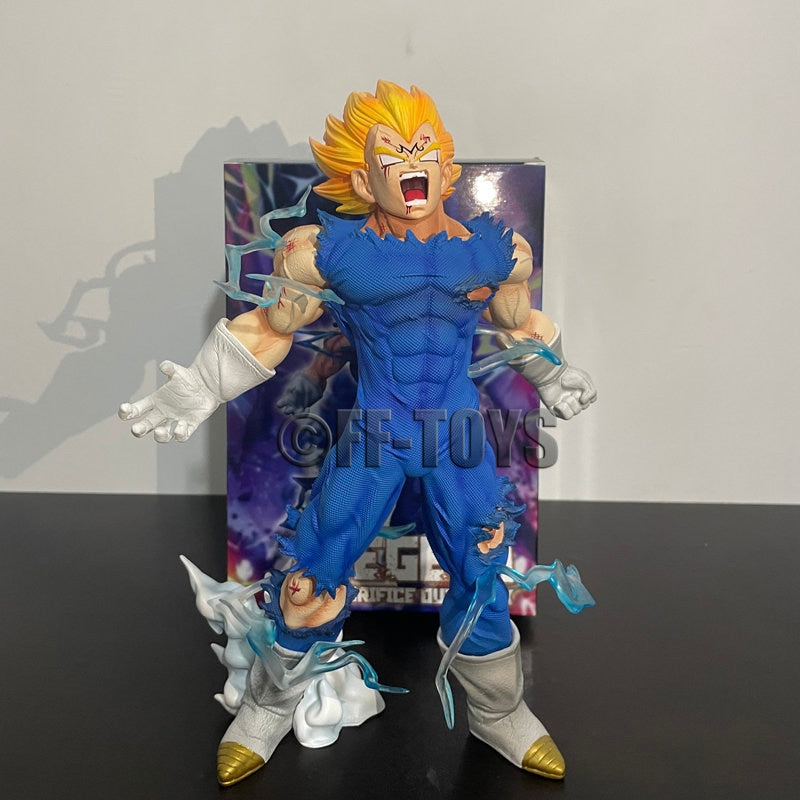 Action Figure Vegeta Transformação + Brinde Cabeça de Led