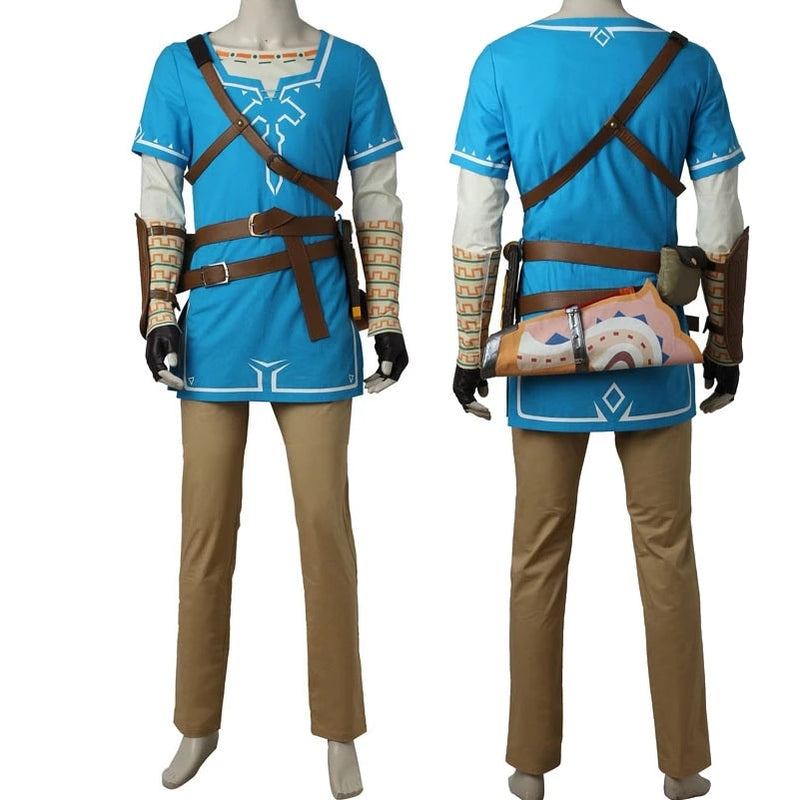 Zelda Breath of the Wild Link Cosplay Completo