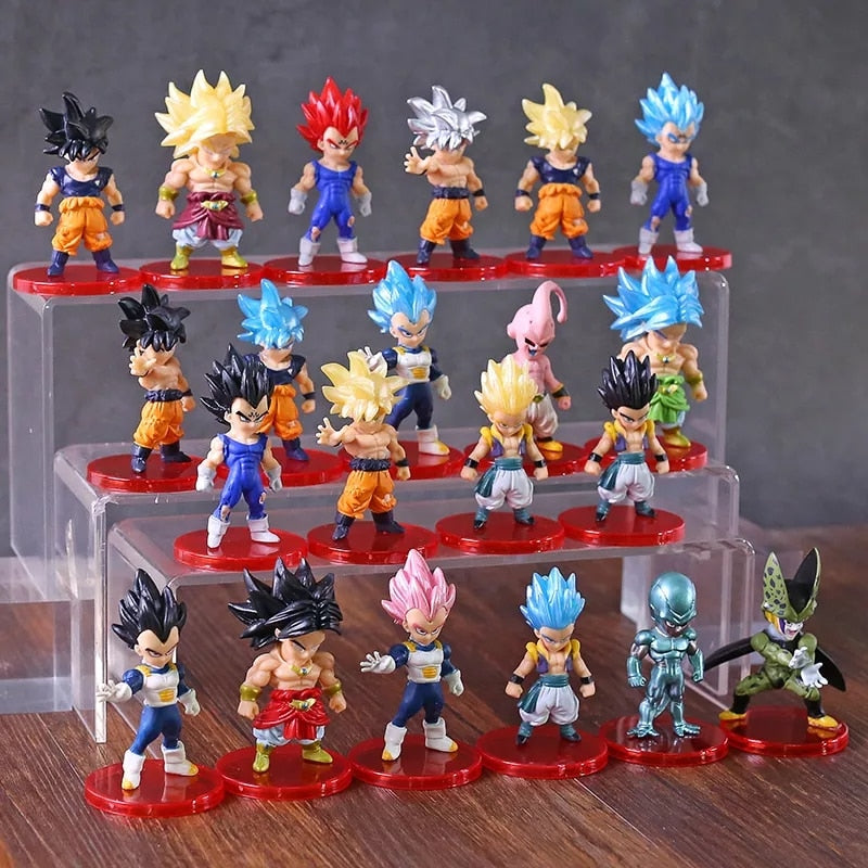 Lote de Miniaturas Dragon Ball - Linha WCF