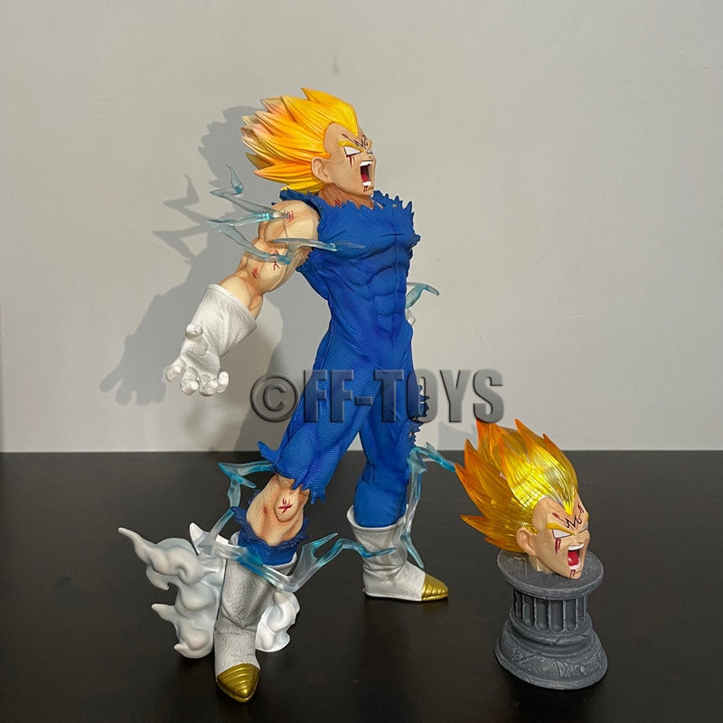 Action Figure Vegeta Transformação + Brinde Cabeça de Led