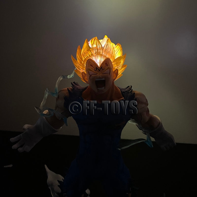 Action Figure Vegeta Transformação + Brinde Cabeça de Led