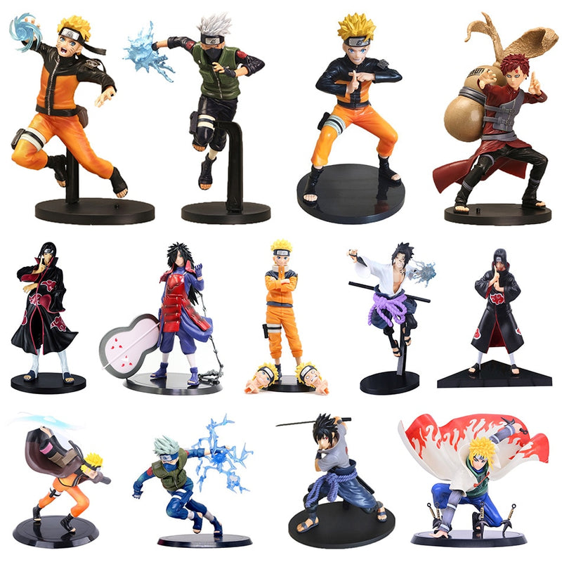 Action Figure Personagens - Tema Naruto -