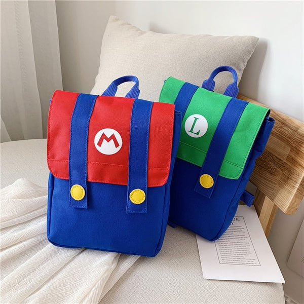 Mochila Infantil Super Mario e Luigi