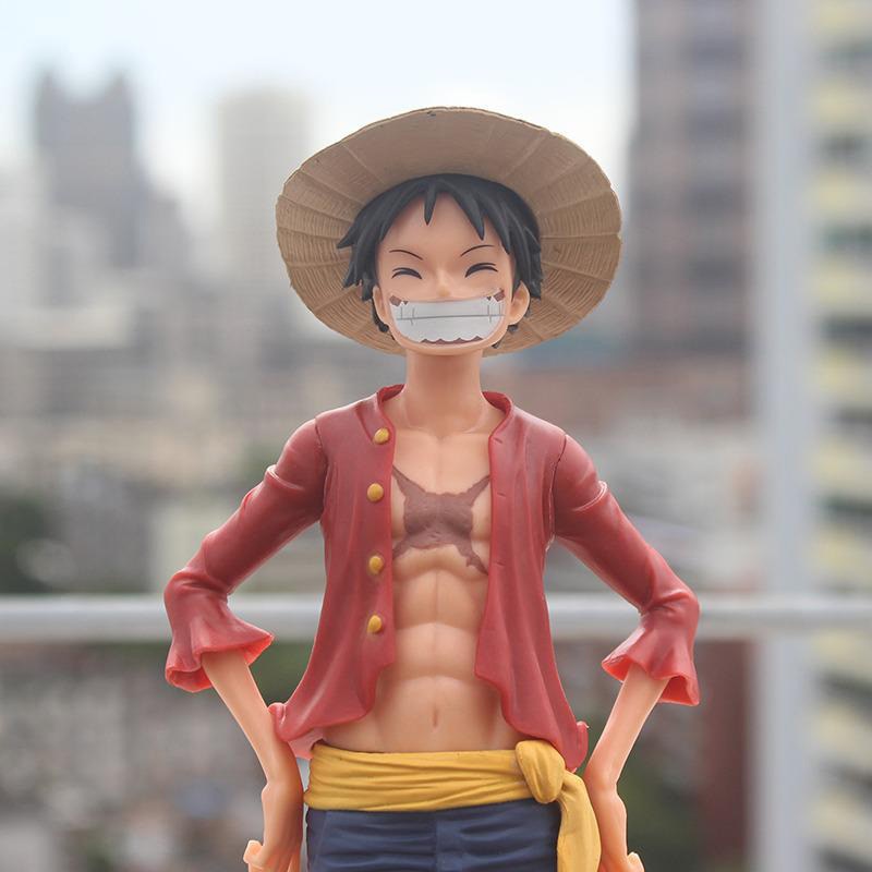 Action Figure Luffy - One Piece | + 2º Rosto de Brinde 27cm