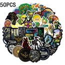 Lote com 50Un de Adesivos Zelda Sticks 100% Impermeável