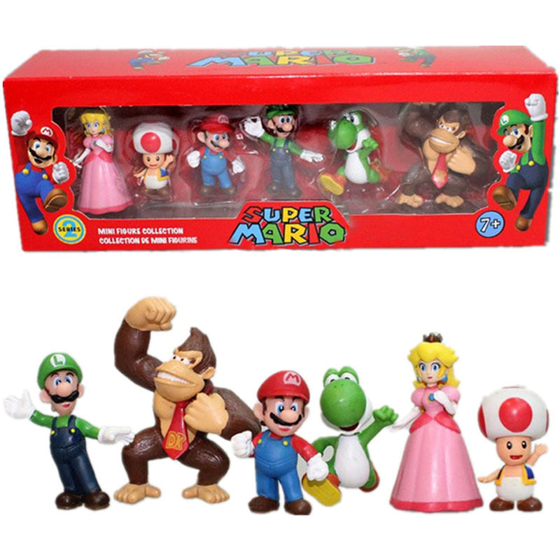 Lote coleção Personagens Super Mario