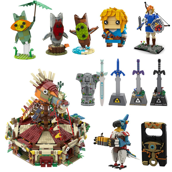 Coleção de Lego Zelda Breath of The Wild