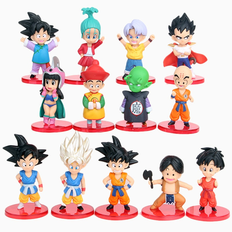 Lote de Miniaturas Dragon Ball - Linha WCF