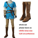 Zelda Breath of the Wild Link Cosplay Completo