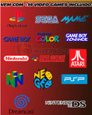 Game Retrô GD10 2023 | Chip Atualizado + Poder e 60 FPS + 1 Controle de Brinde + 2 E-books